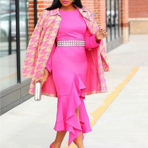 Isaac Mizrahi for target Pink tant Trench … - Picture 3 of 10